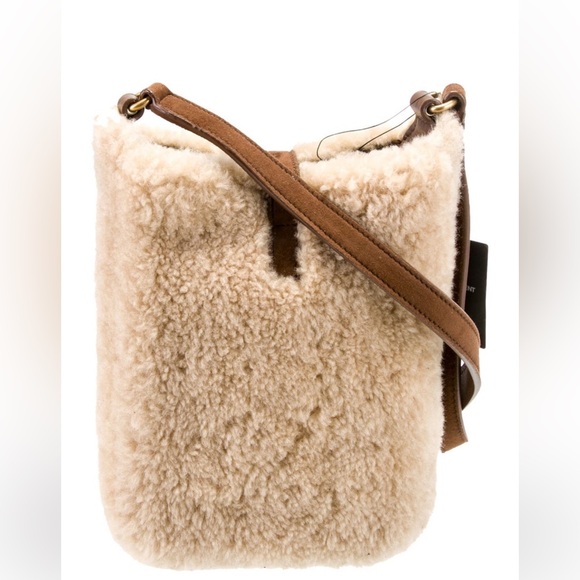 Saint Laurent Shearling Le 5à 7 Mini 2023 Bag w/ Tags - Picture 3 of 5